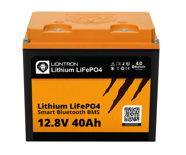 LIONTRON® LiFePO4 12,8V 40Ah LX Smart BMS mit Bluetooth