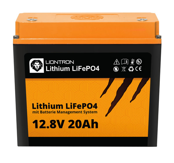 LIONTRON® LiFePO4 12,8V 20Ah LX Smart BMS mit Bluetooth