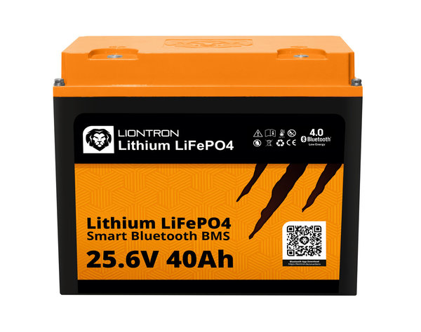 LIONTRON® LiFePO4 25,6V 40Ah LX Smart BMS mit Bluetooth
