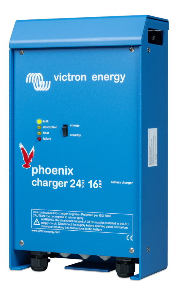 Victron® Phoenix Ladegerät 24/16 - 24V 16A 120-240V