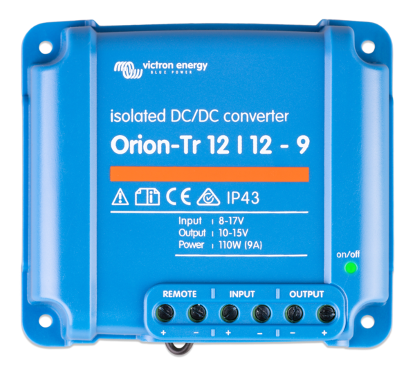 Orion-Tr 12/12-9A (110W) DC-DC-Ladegerät / Ladebooster, galv. Isoliert