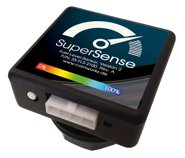 SuperSense Einzelsensor Kit für alle Tanks mit Integrierten Bluetooth 75cm  SS-FLS-2100W-KIT-75
