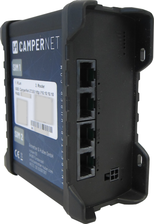 CamperNet® + Yacht Antenne Perfekt für jeden Aufbau Kabelführung seitlich