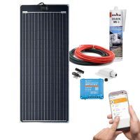 mobilPV Doppel ETFE 100Wp Solaranlage für Wohnmobile / Wohnwagen / Boote