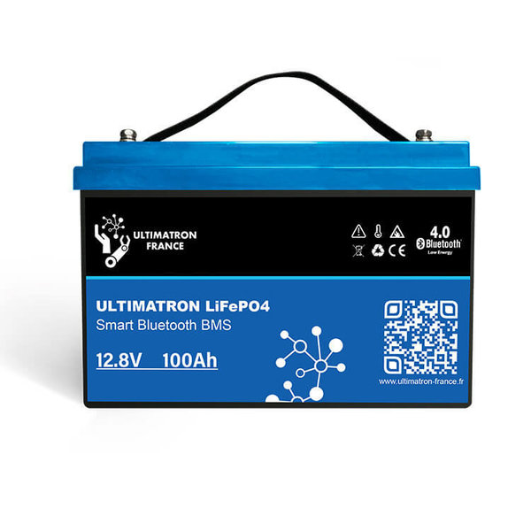 ULTIMATRON® LiFePO4 12,8V 100Ah (102Ah) mit Smart BMS 1280Wh (1305Wh)  UBL-12.8V100Ah