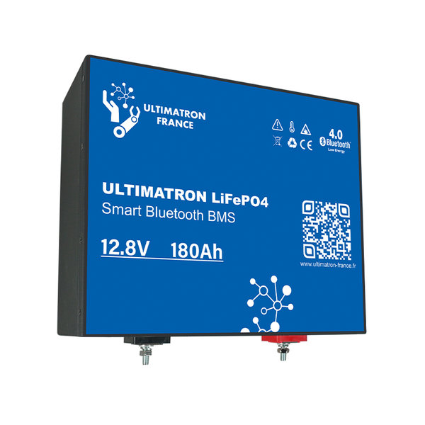 ULTIMATRON LiFePO4 12,8V 180Ah Untersitz Lithium Akku ULM-12V-180Ah