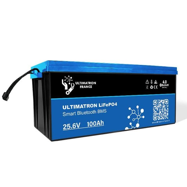 ULTIMATRON® LiFePO4 24V 100Ah (100Ah) mit Smart BMS  2560Wh  UBL-24V-100AH