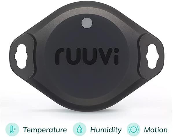 Ruuvi Tag Pro 3in1 Wireless Bluetooth Temperatur- und Bewegungsmelder Luftfeuchtigkeit IP67