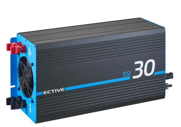 ECTIVE SSI 30 (SSI302) 4in1 3000W/12V Sinus-Wechselrichter mit MPPT-Solarladeregler, Ladegerät